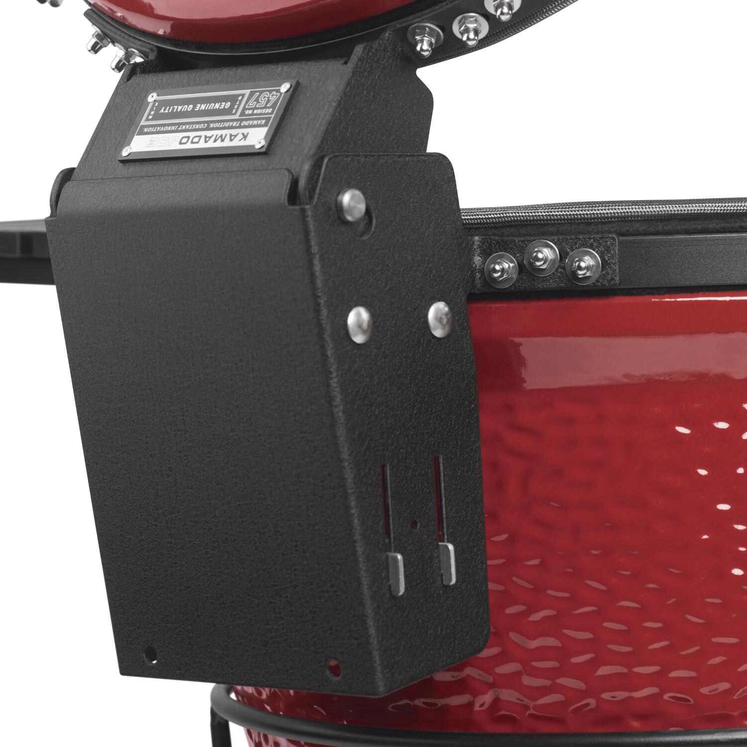 Kamado Joe Classic II 18-Inch Freestanding Ceramic Grill - Rear View of Air Lift Hinge thumbnail