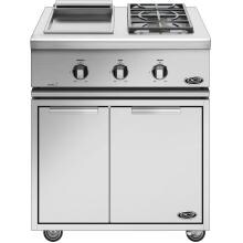 DCS Liberty 30-Inch Freestanding Natural Gas Double Side Burner And Griddle - BFGC-30BGD-N image