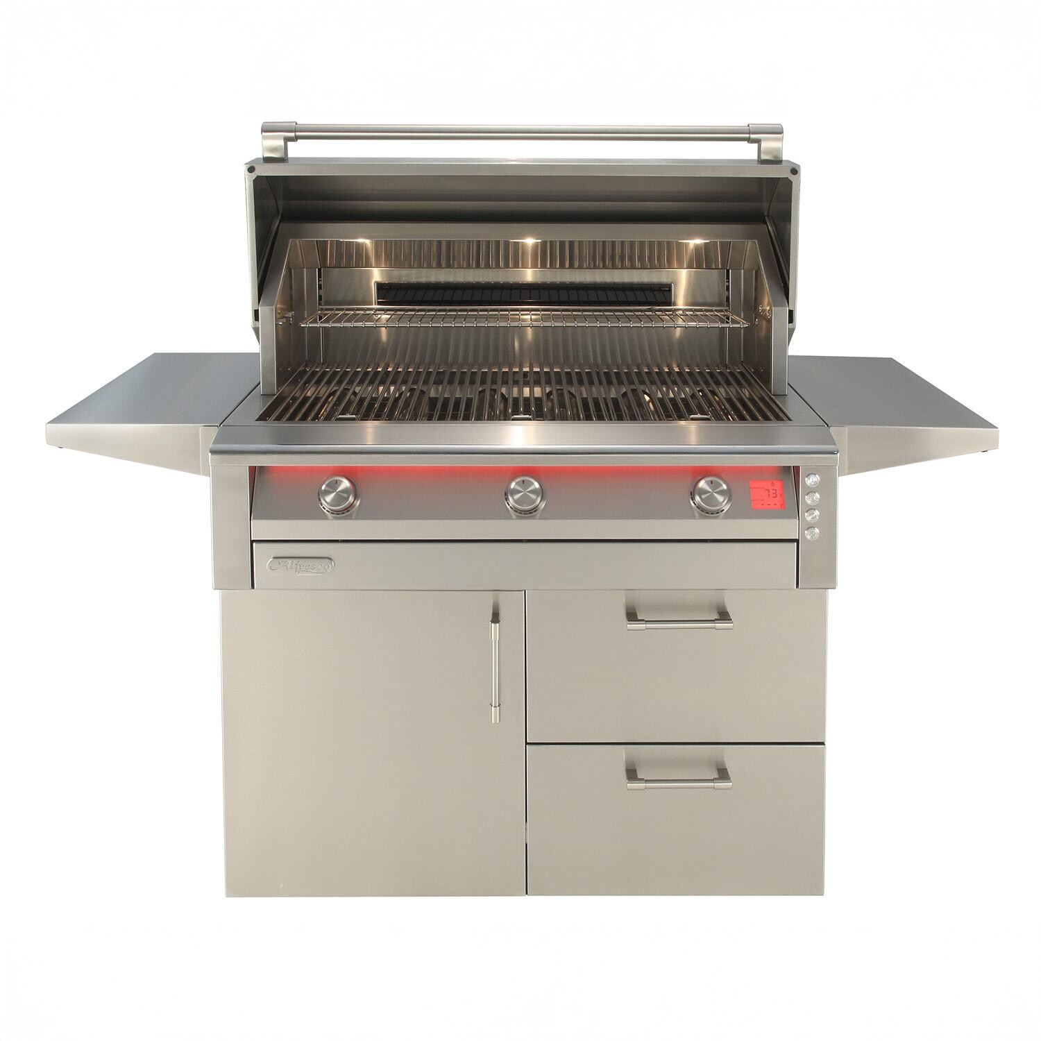 Alfresco Grills AIPG-42C-NG AIPG 42-in 3 Burner Natural Gas Grill - Grill - White Background thumbnail
