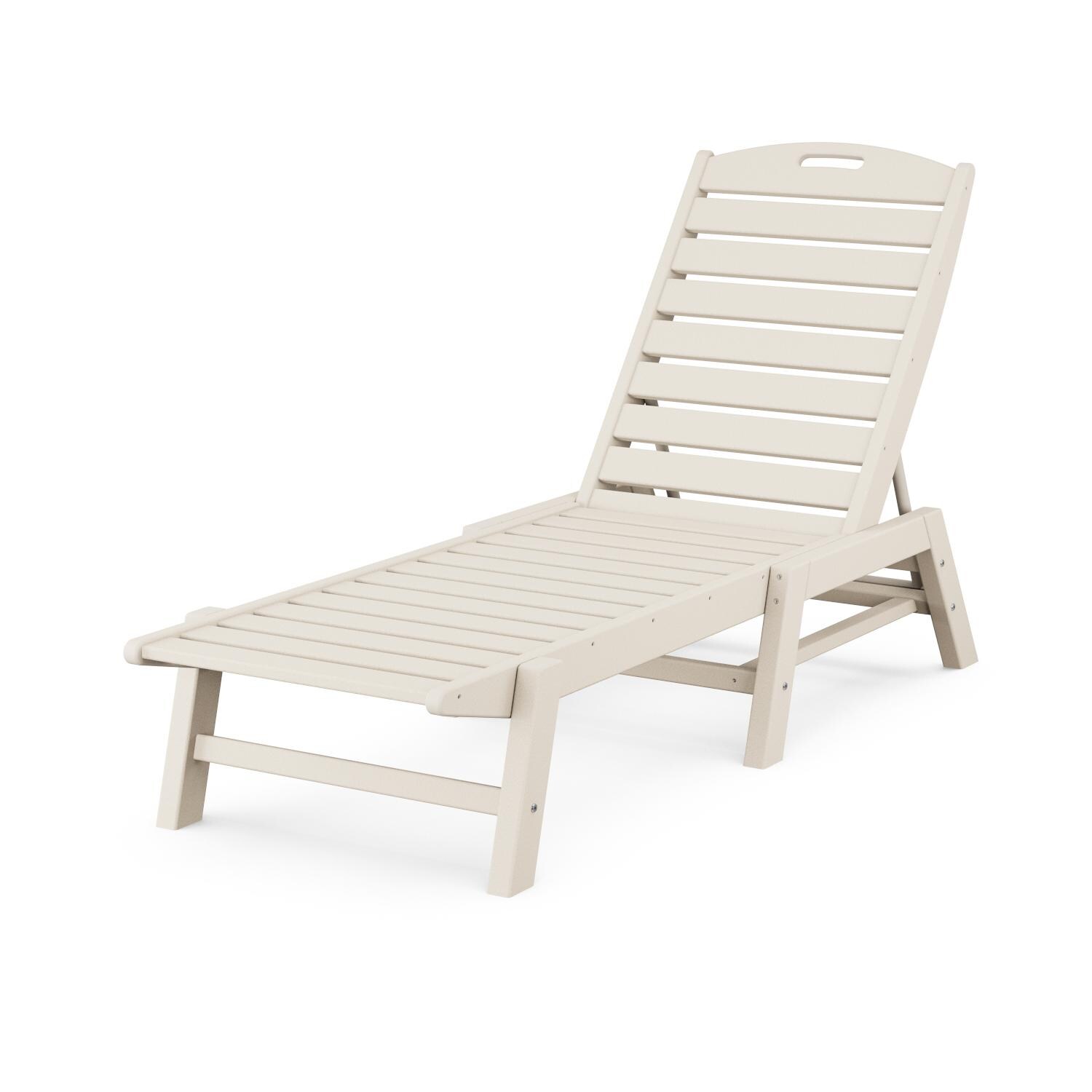 POLYWOOD Nautical Chaise - Sand thumbnail