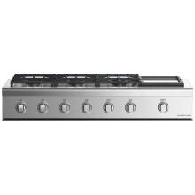 Fisher Paykel Professional (Formerly DCS) 48-Inch 6-Burner Propane Gas Cooktop With Griddle - CPV2-486GDL N image