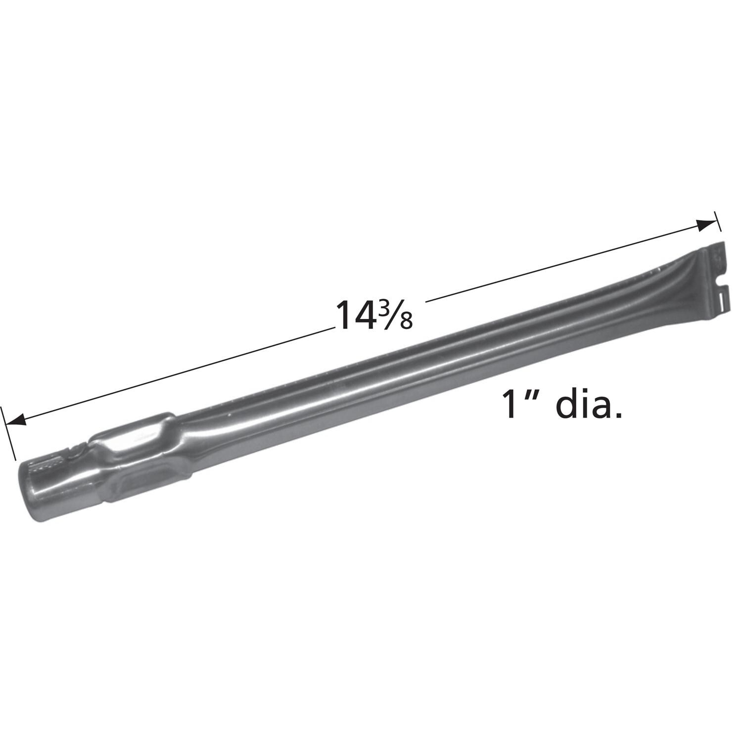 Stainless Steel Straight Pipe Burner - 16541 - Dimensions thumbnail
