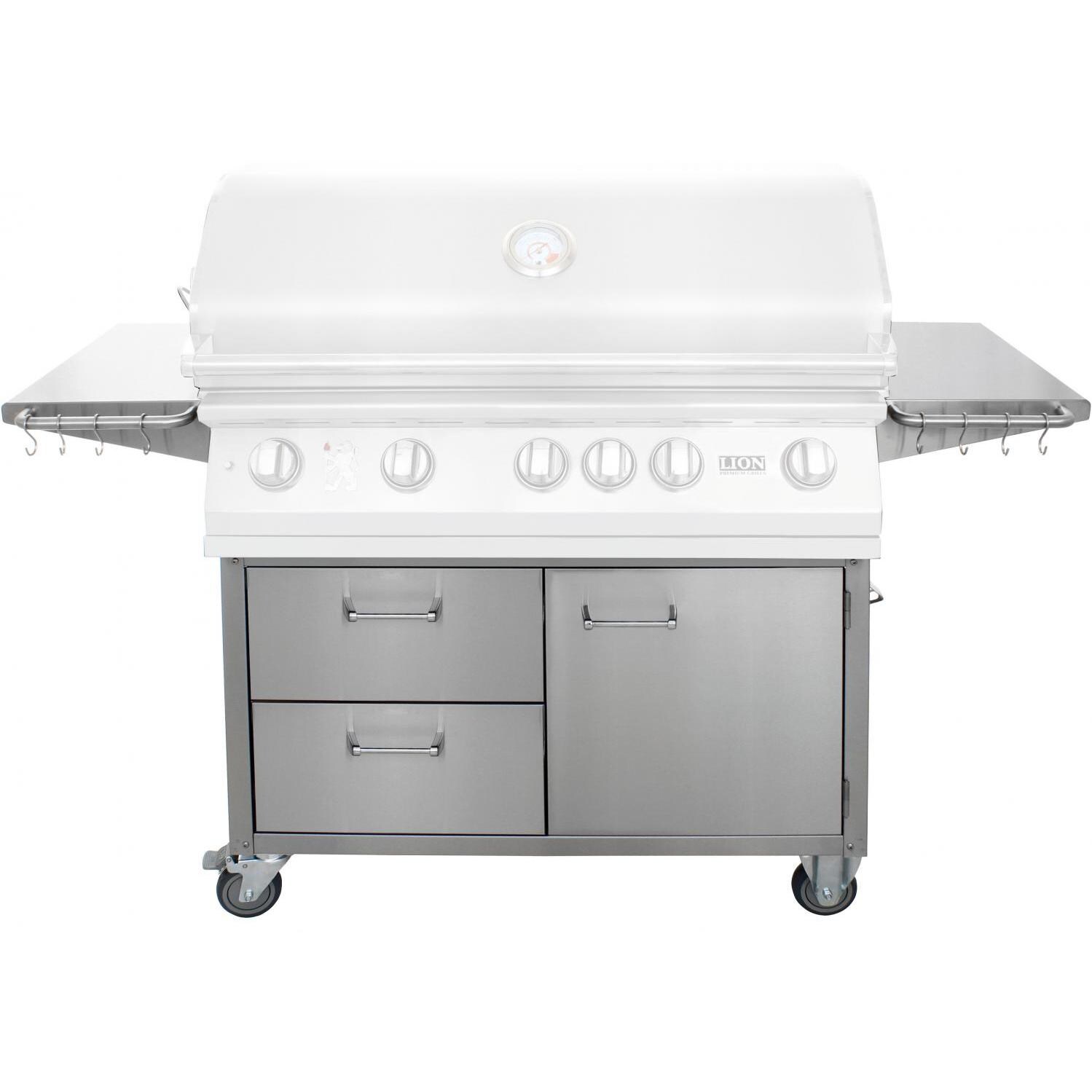 Lion Stainless Steel Cart For 40-Inch Gas Grill - 53861
