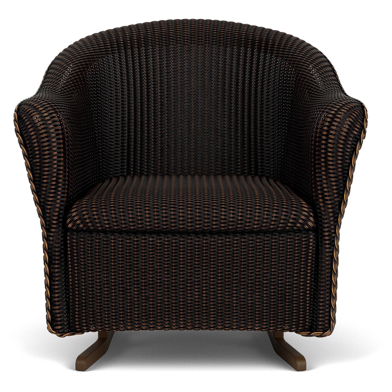 Reflections Lloyd Loom Rocking Club Chair in Mink by Lloyd Flanders