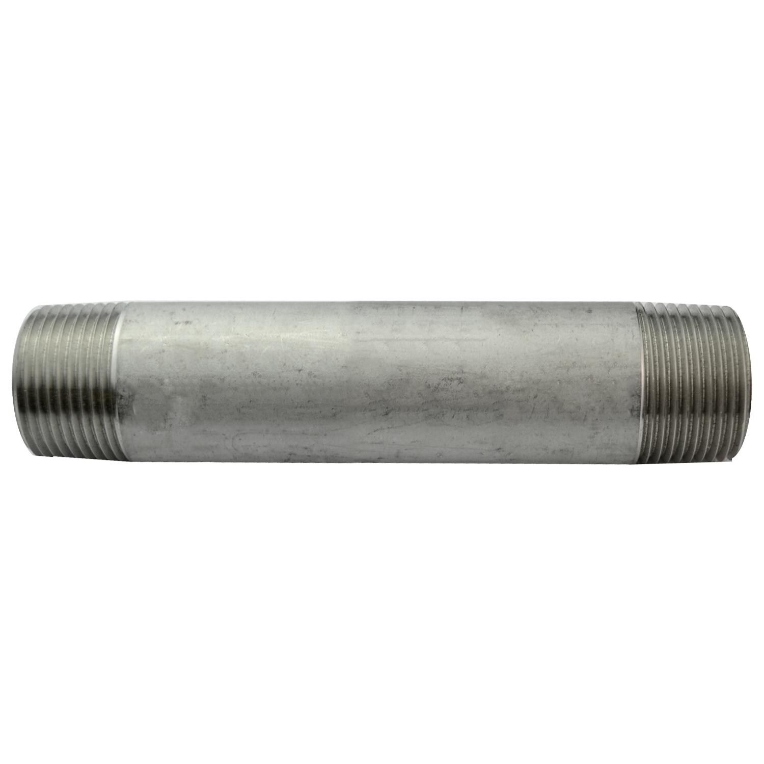 The Outdoor Plus 3/4-Inch Male 6-Inch Stainless Steel Long Nipple