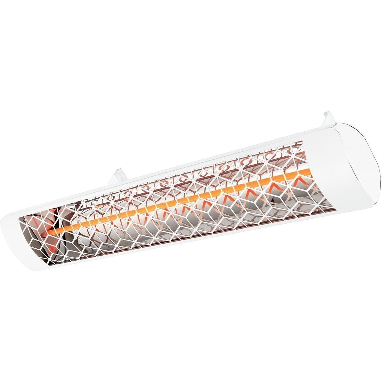 Eurofase EF30480W6 Stella Series 61 Inch 3000 Watt Single Element Marine Grade 480V Electric Patio Heater in White - Left Angle - On - White Background thumbnail