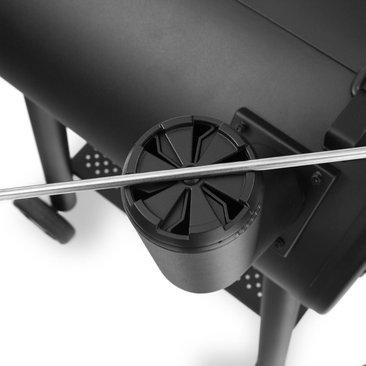 Broil King 958050 Regal Charcoal Offset 500 Smoker - Adjustable Roto-Draft Damper - Detail thumbnail