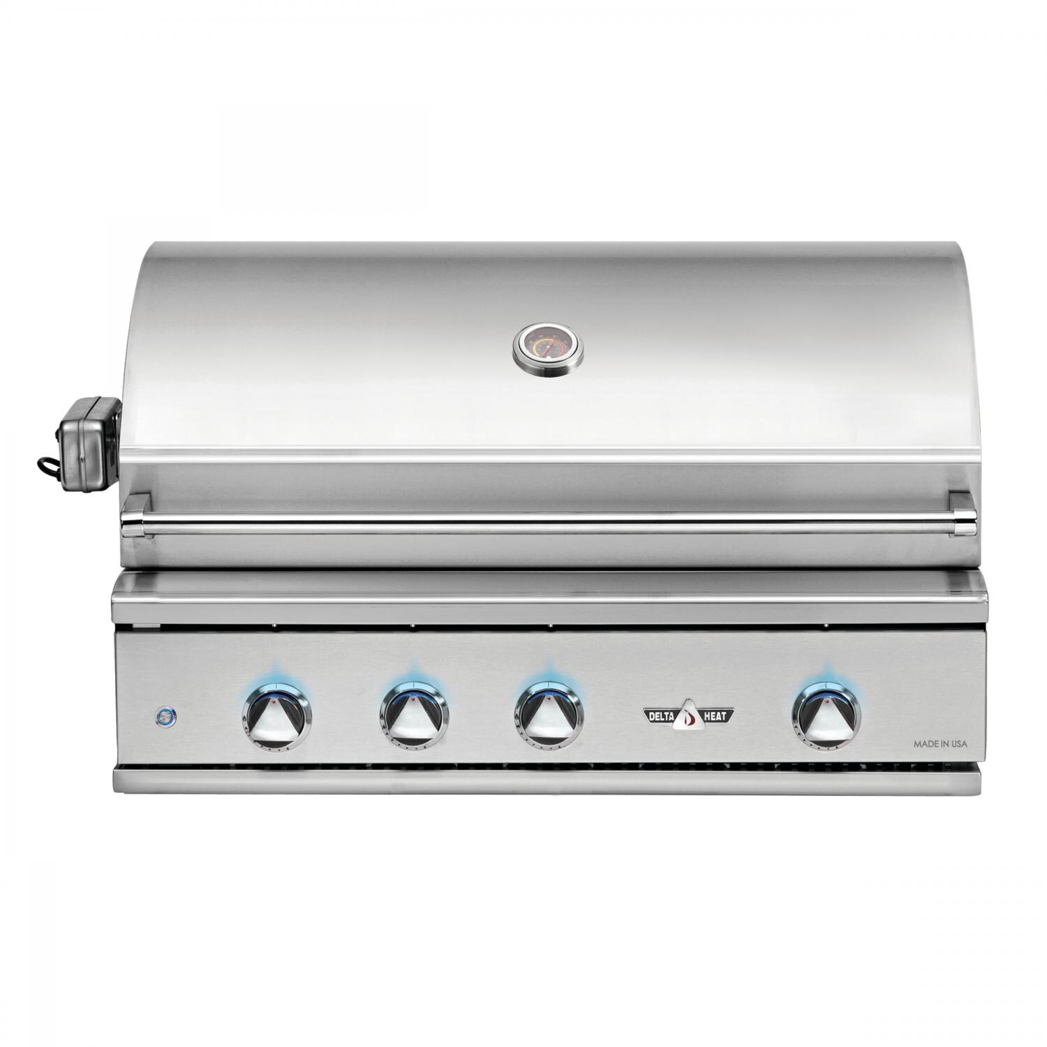 Delta Heat 38-Inch 3-Burner Built-In Natural Gas Grill with Infrared Rotisserie - DHBQ38R-DN thumbnail