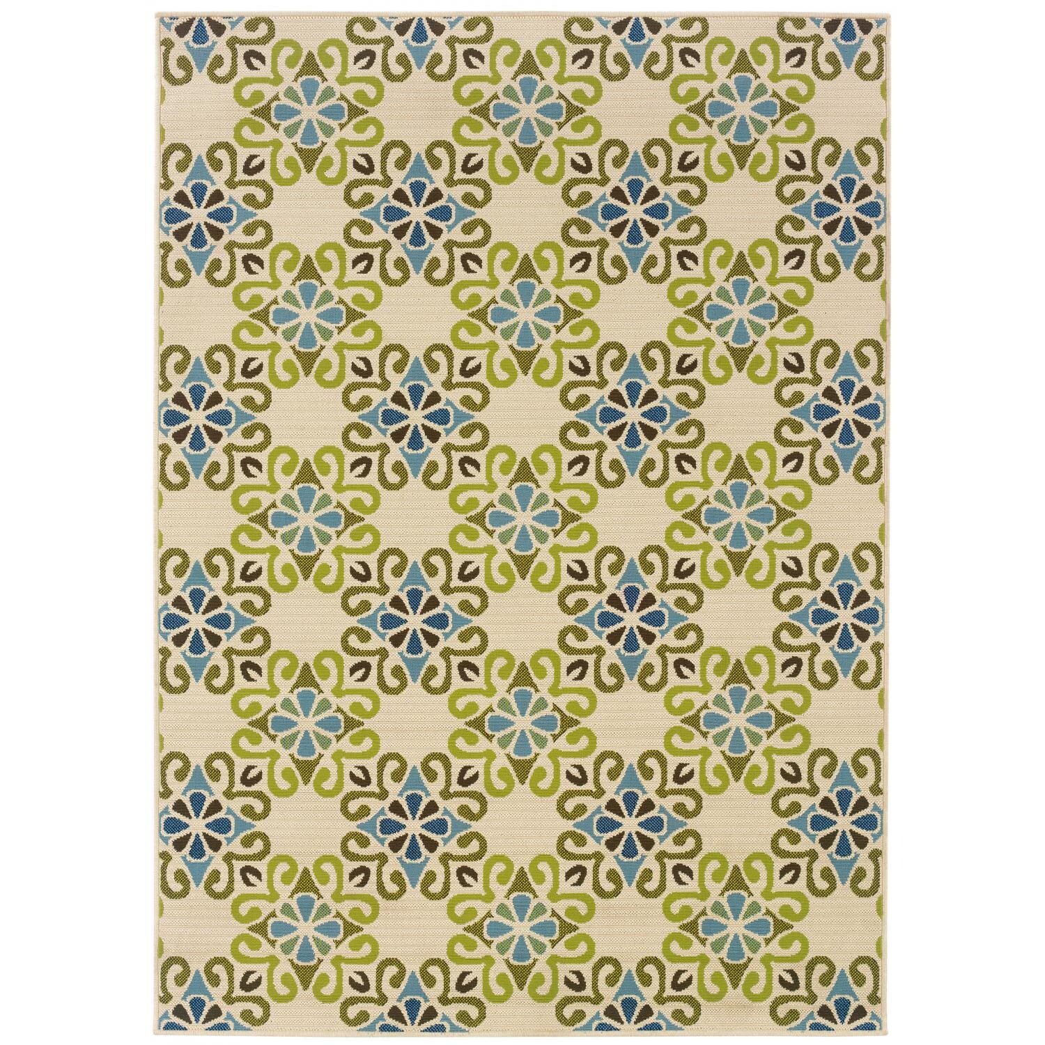 Oriental Weavers Caspian 8.5 X 13 Indoor/Outdoor Rug - 3331W