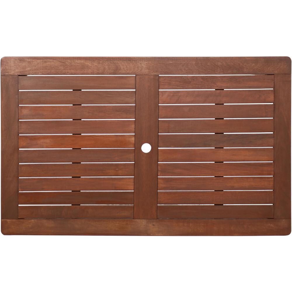 Ultimate Patio 6-Foot Meranti Wood Outdoor Dining Table - Tabletop thumbnail