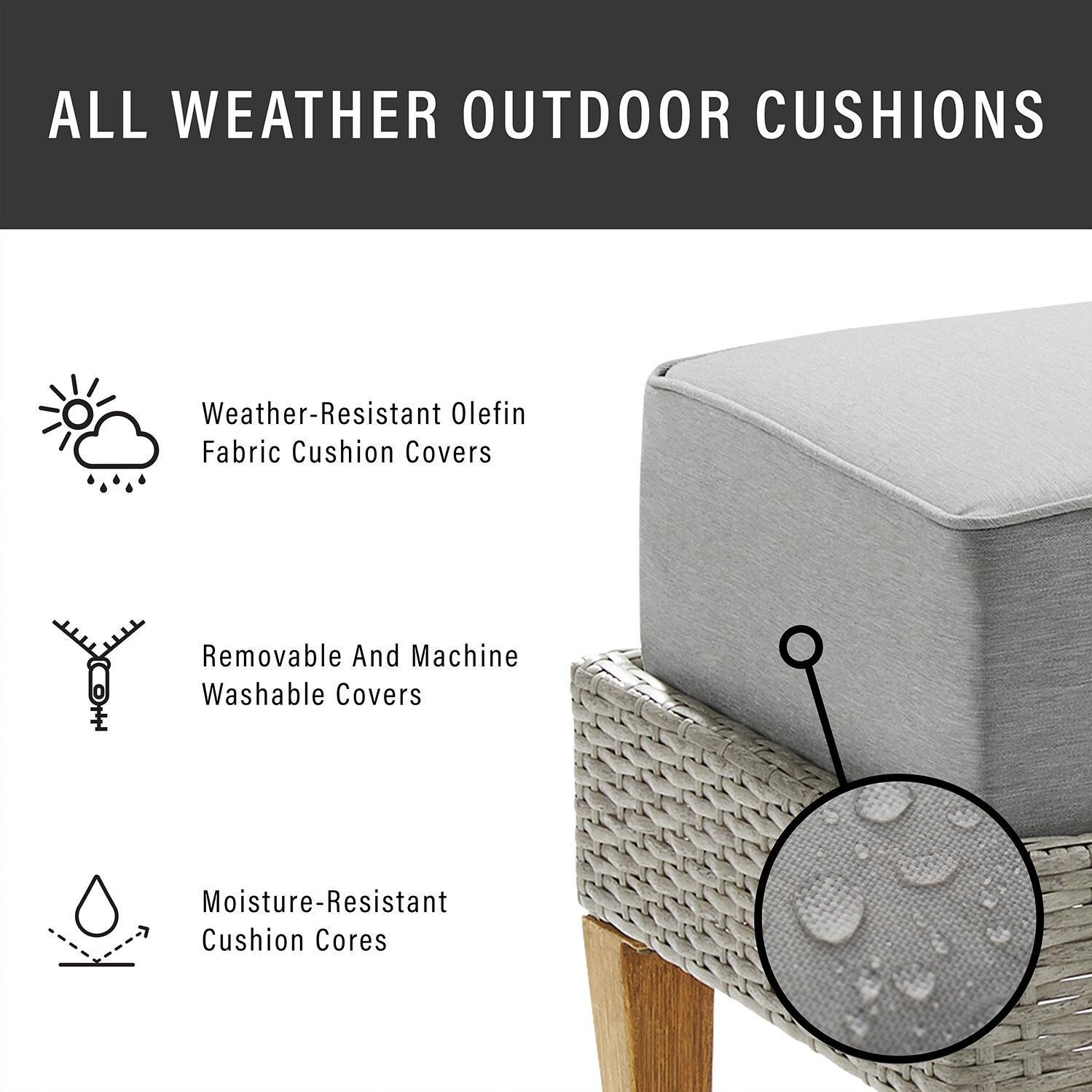 Ultimate Patio UP-92431GY-AC 7Pc Wicker Outdoor Sofa Patio Furniture Set in Acorn - Cushion Weather Resistant - Diagram thumbnail