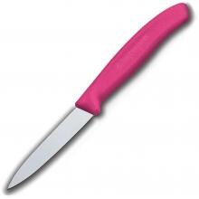 Victorinox Swiss Classic 3-1/4 Inch Spear Point Straight Edge Paring Knife - Pink image
