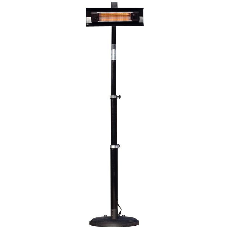 Ultimate Patio 1500 Watt Electric Infrared 92-Inch Freestanding Patio Heater With Telescoping Pole - Black - 2678 thumbnail