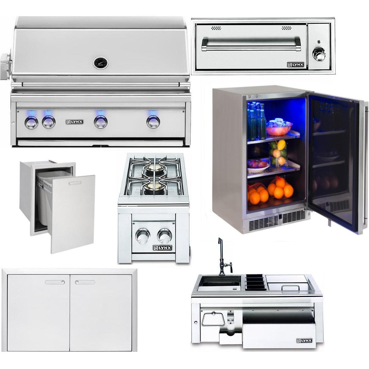 Lynx L36TR-NG-8PC Luxury 8-Piece 36-Inch Natural Gas Outdoor Kitchen Package thumbnail
