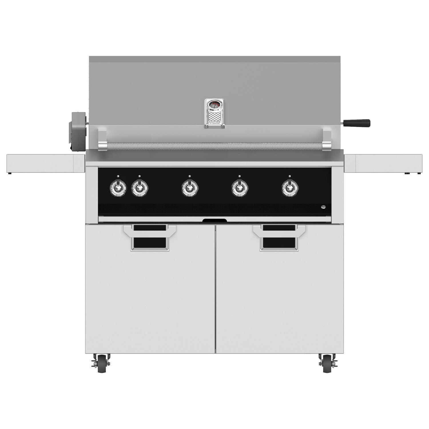Aspire By Hestan 42-Inch Freestanding Natural Gas Grill With Sear Burner & Rotisserie - Stealth - EMBR42-NG-BK thumbnail