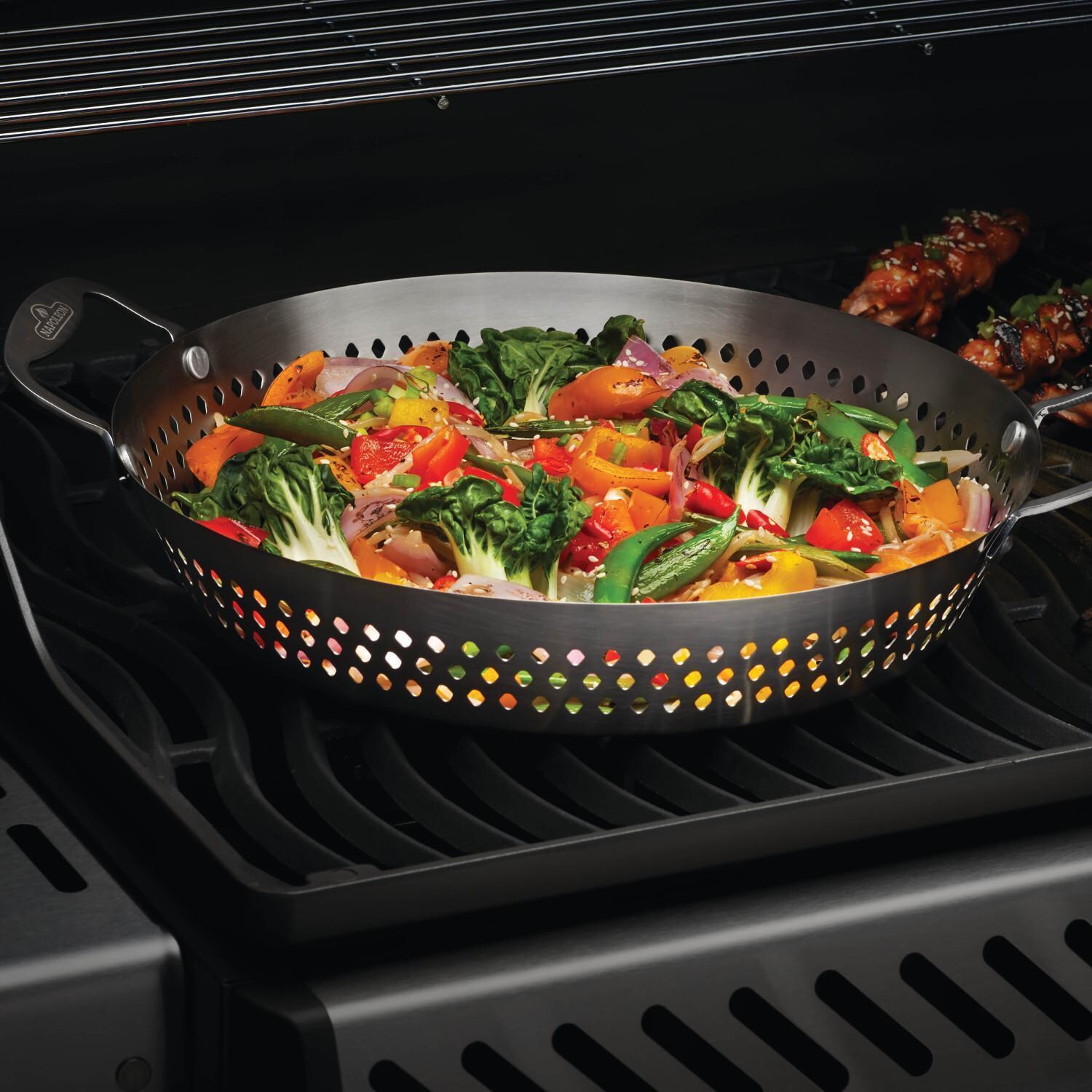 Napoleon 56027 Grilling Wok - Vegetables In Wok thumbnail