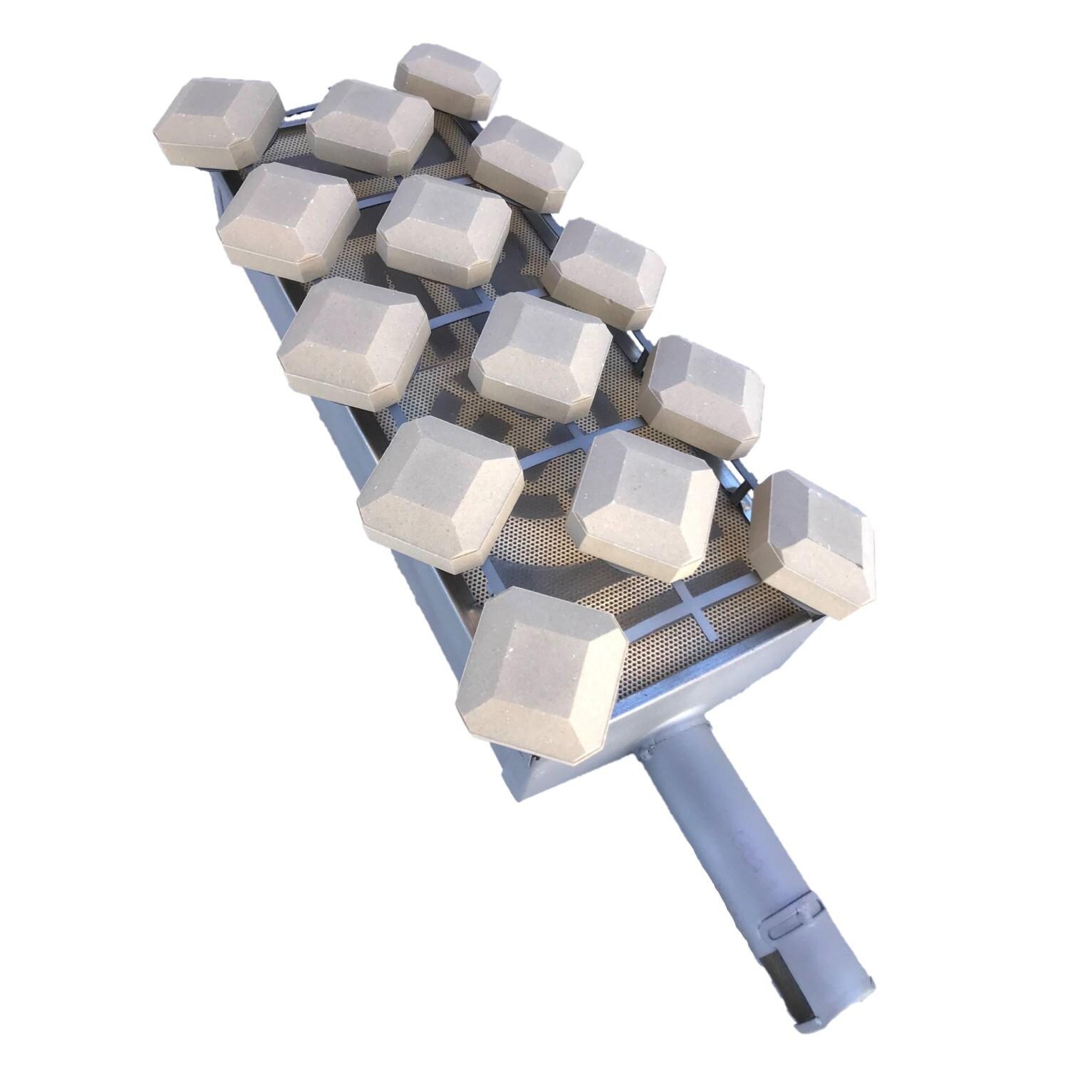 AfterBurner-IR Aftermarket Infrared Searing Burner - Weber Genesis (2011-2016) - Side View thumbnail