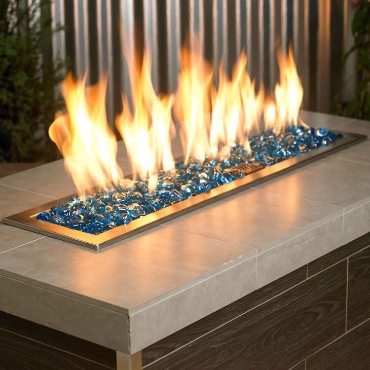 BBQGuys Signature ZIR-CSTBLLST-10 1-Inch Coastal Blue Luster Zircon Beads - Lifestyle thumbnail