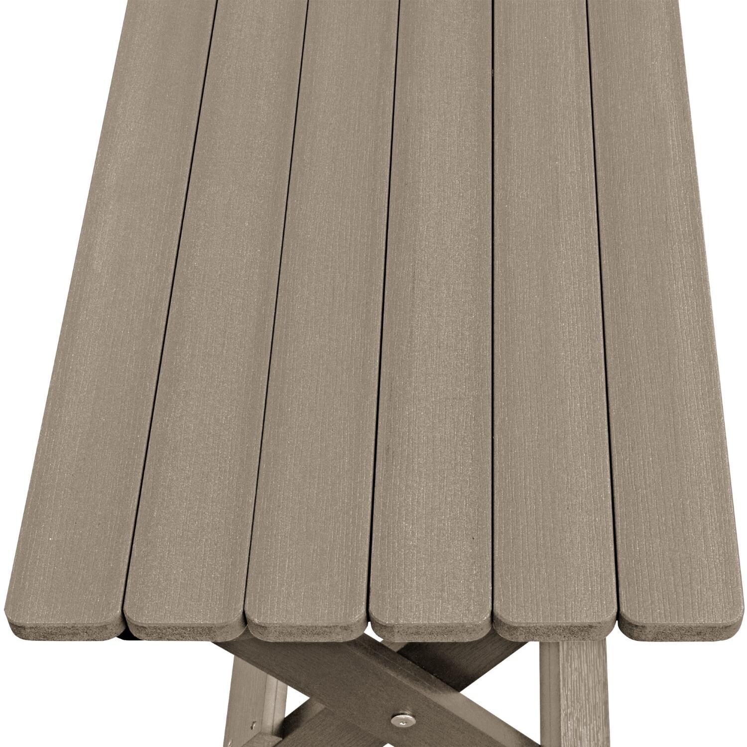 Lakeview The Charmville Folding Side Table - Woodland Brown - Top thumbnail