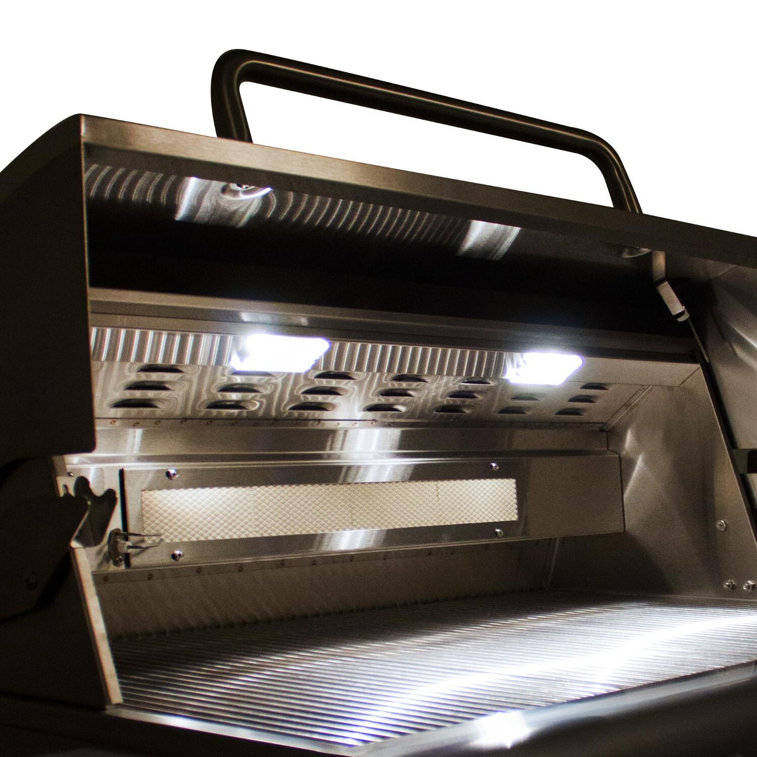 ProFire Professional Deluxe Series 27-Inch Gas Grill - Interior Lights thumbnail