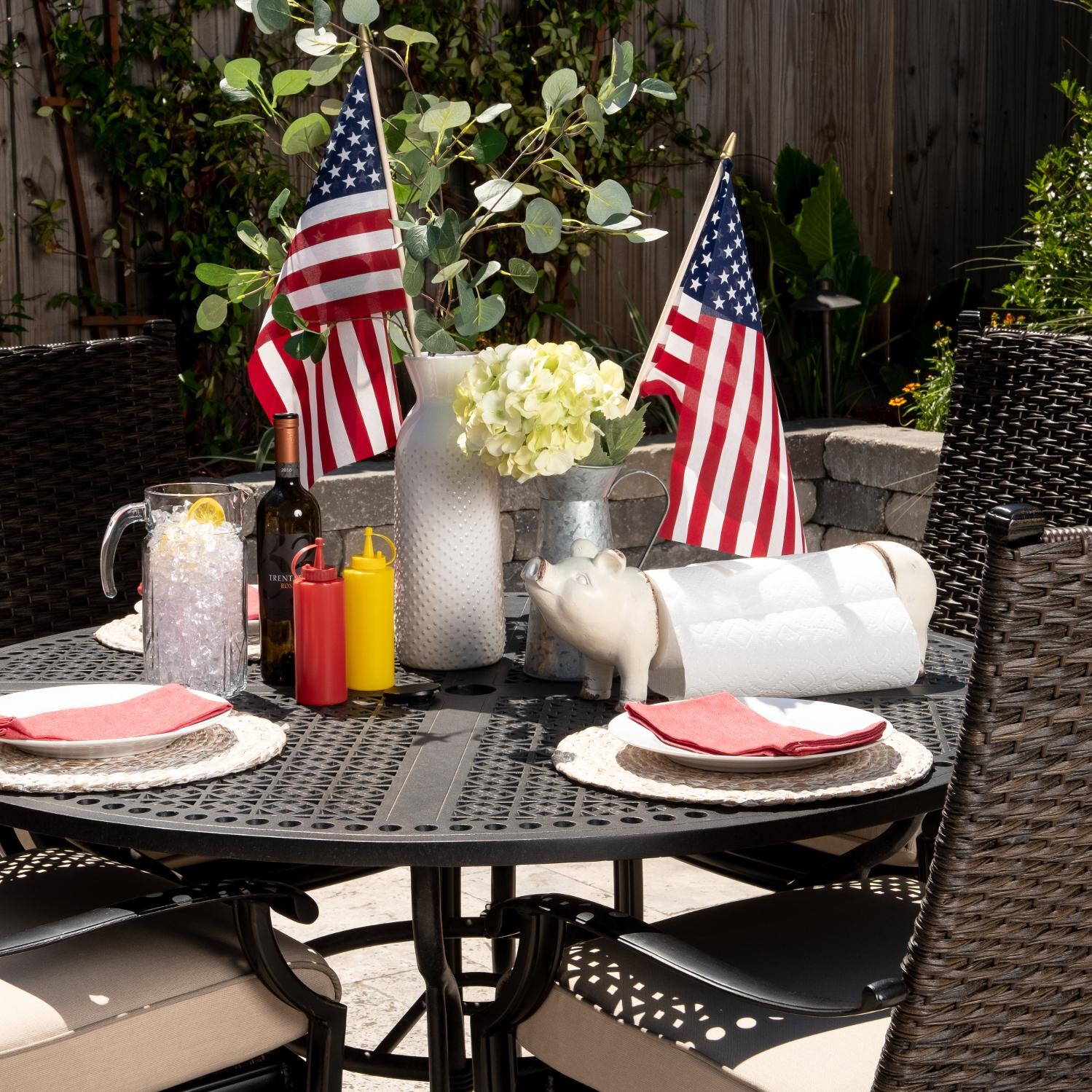 Carondelet 52 Inch Round Table - 3009DT52RDEA (Accessories not included) thumbnail