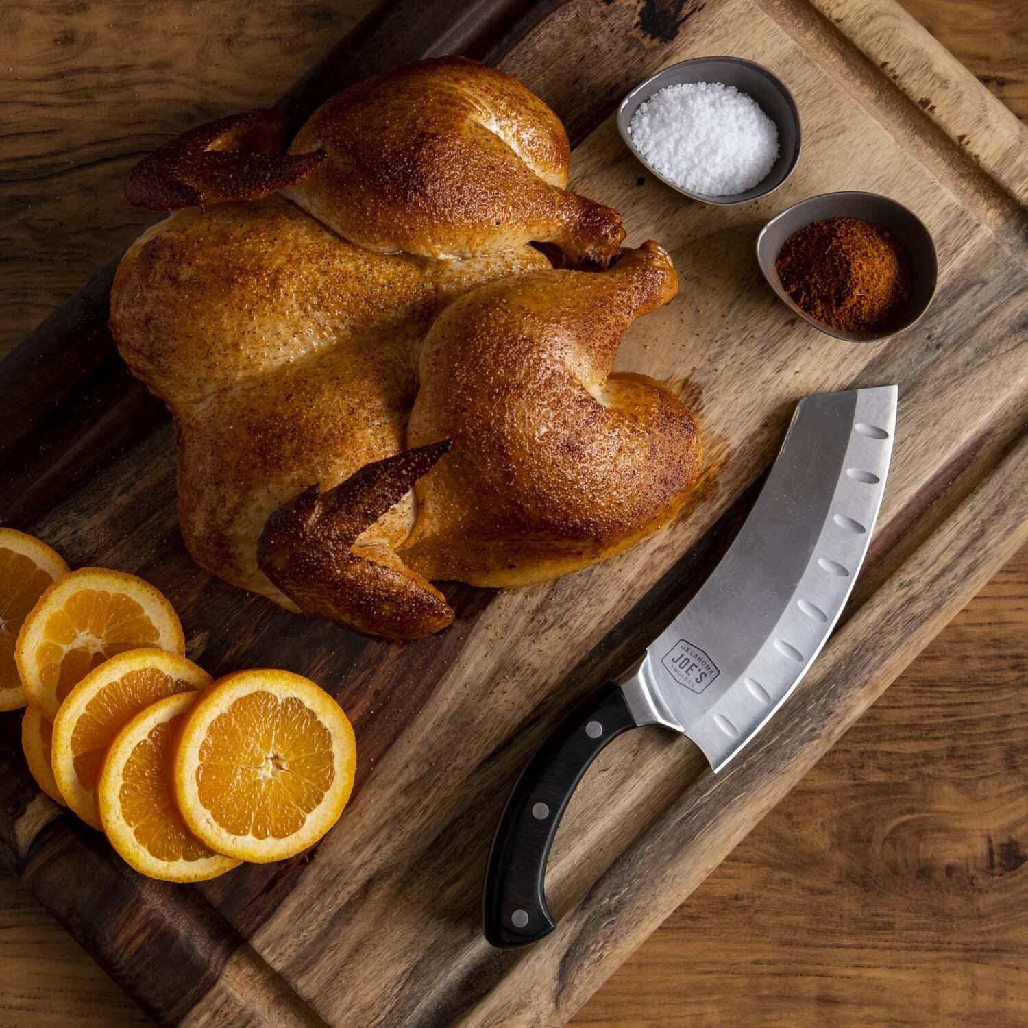 Oklahoma Joe's 6326379R06 Blacksmith 2-in-1 Cleaver & Chef Knife - Chicken - Lifestyle thumbnail