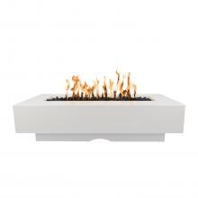 Top Fires by The Outdoor Plus Del Mar 48-Inch Natural Gas Fire Pit - Limestone Concrete - Match Light