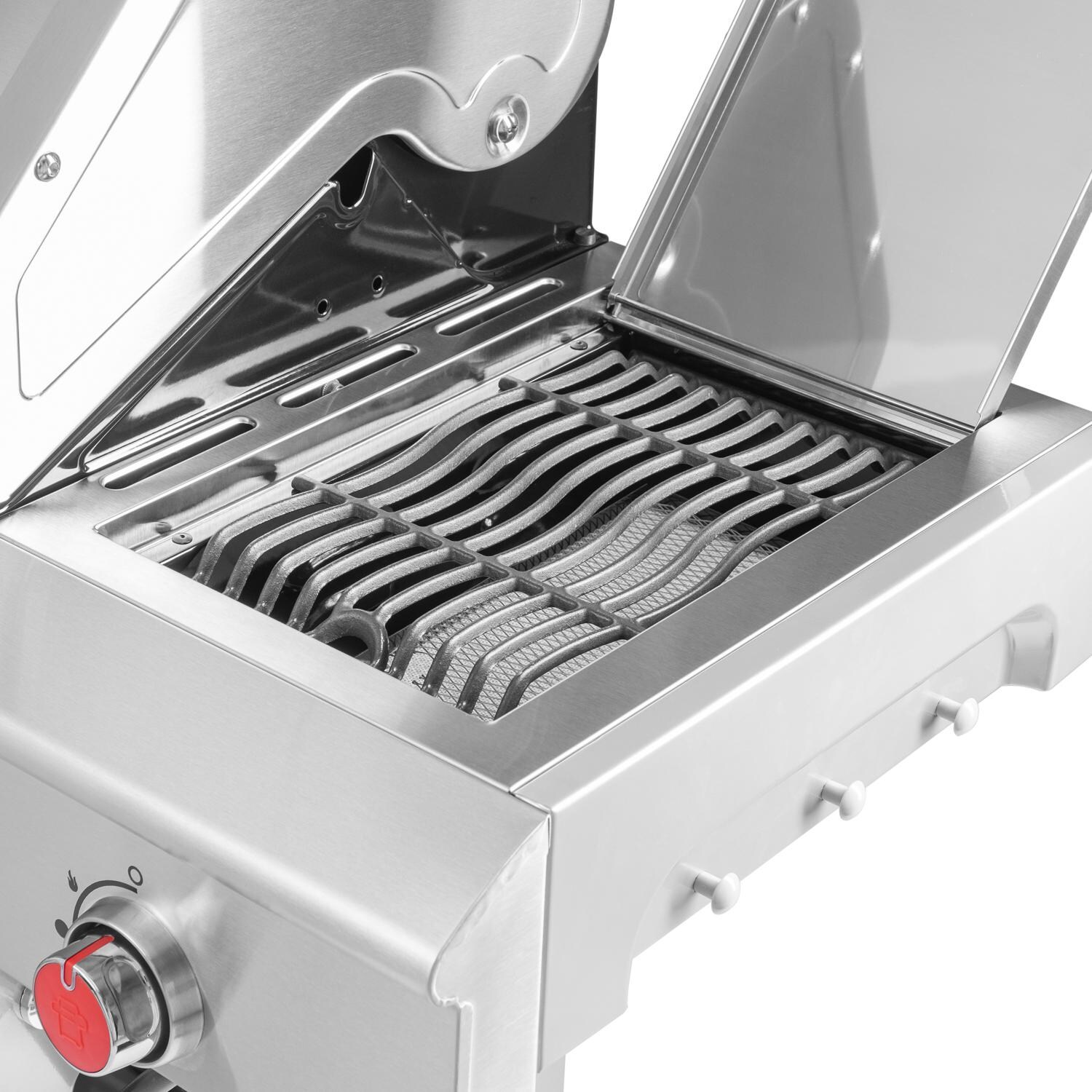 Nexgrill - 720-0958AE - Deluxe 27-Inch Propane Gas Grill On Cart With Infrared Side Burner - Infrared Side Burner thumbnail