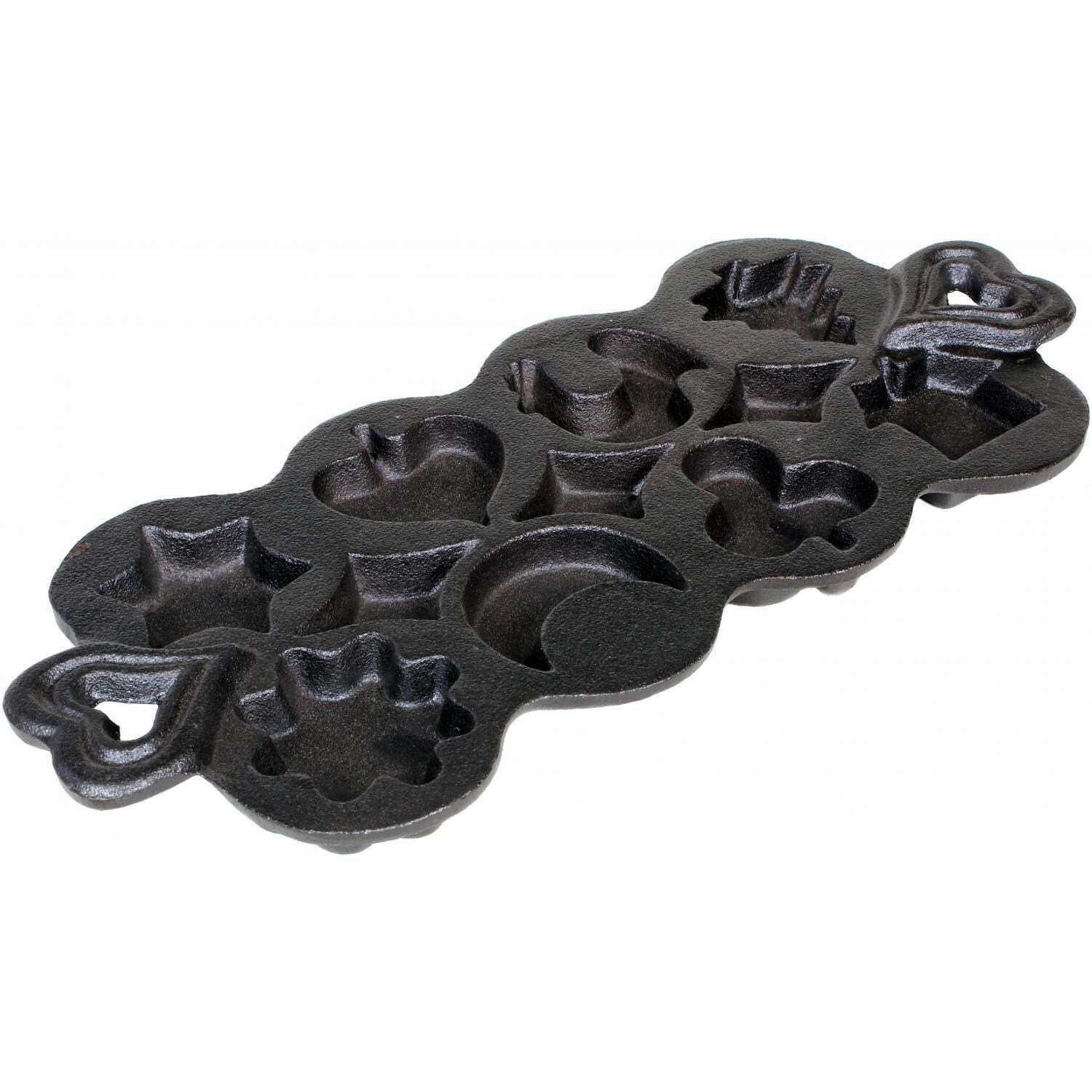 Cajun Classic 14-Inch Seasoned Cast Iron Muffin Pan - GL10492BS