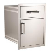 Fire Magic Premium Flush 17-Inch Pantry / Access Drawer Combo - 54018S image