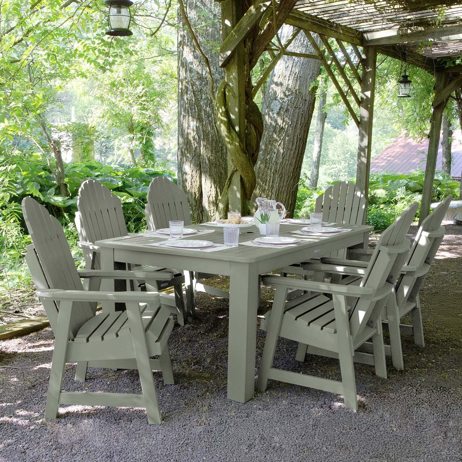 Dream Bay 7 Pc Rectangular Dining Set in Eucalyptus By Lakeview Outdoor Designs - Lifestyle thumbnail