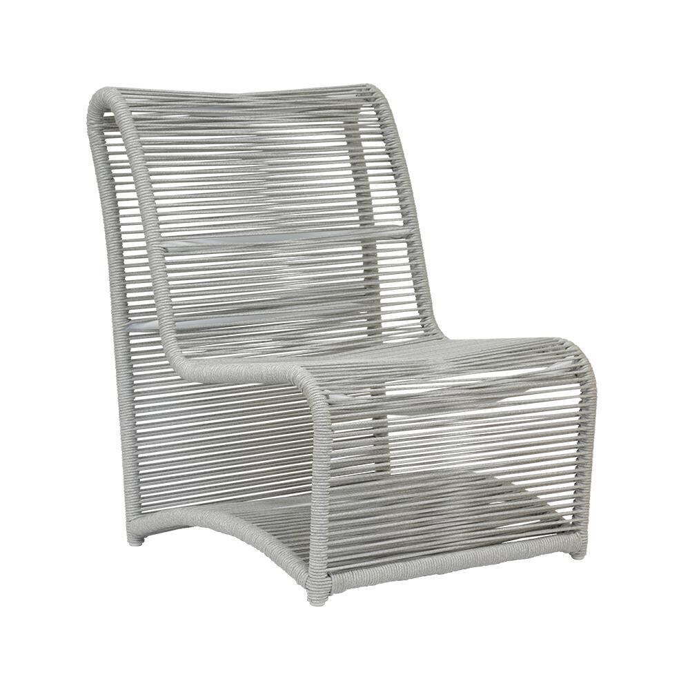 Sunset West Miami Olefin Rope Armless Patio Club Chair image