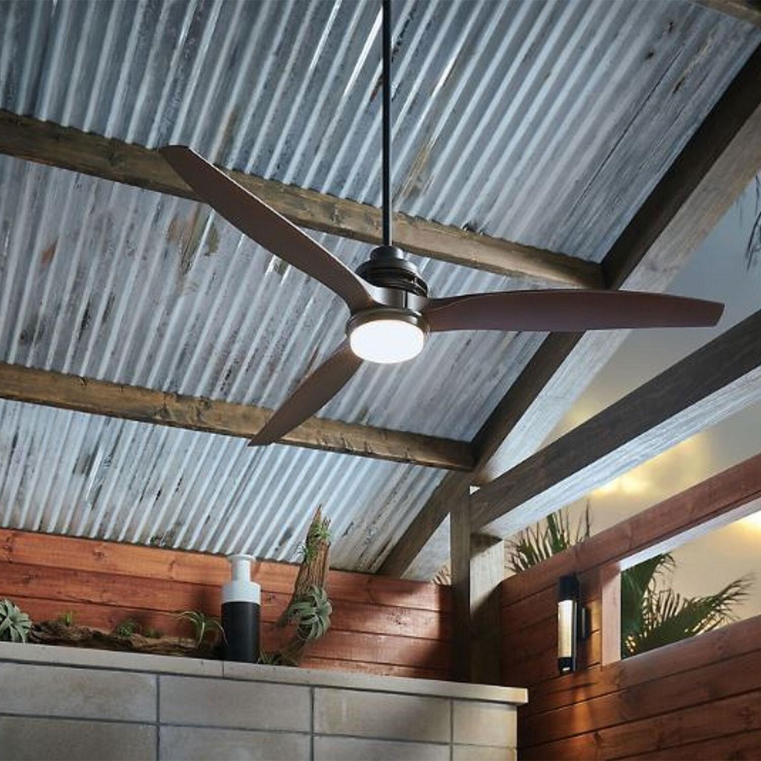 Hinkley Lighting 900160FMM-LWD Artiste 60-Inch LED Indoor/Outdoor Ceiling Fan - Metallic Matte Bronze - Lifestyle thumbnail