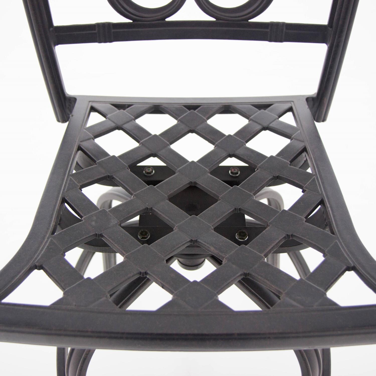 Darlee Santa Monica Counter Height Swivel Bar Stool - Seat Detail thumbnail