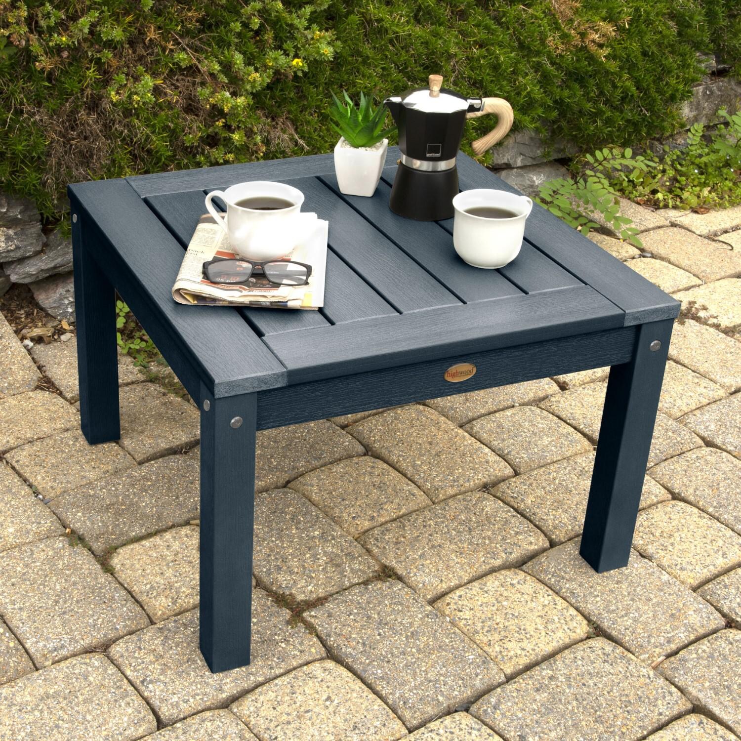 Lakeview Adirondack Side Table - Federal Blue - Angled thumbnail