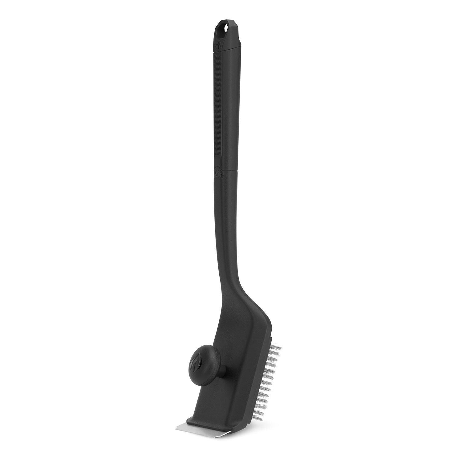 Napoleon GABR004 Premium Dual Head Grill Brush - Angled Left - White Background thumbnail