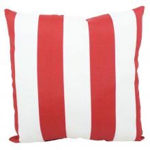 Red Cabana Outdoor Throw Pillow By Lava Pillows - 18 X 18