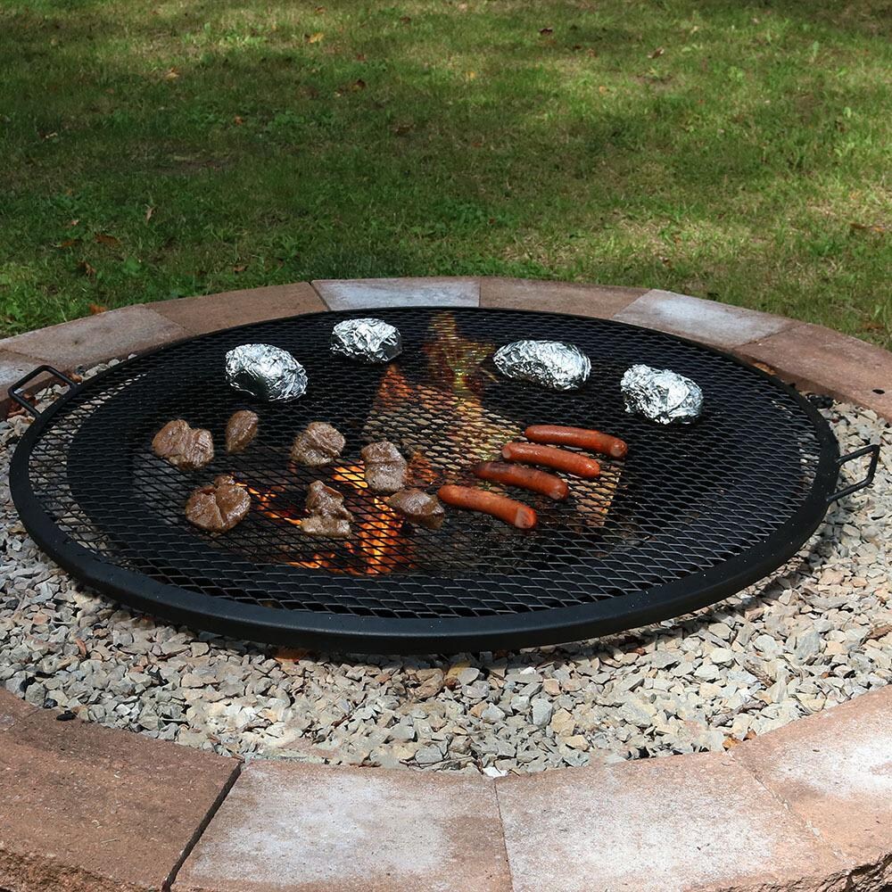 Ultimate Patio 22-Inch X-Marks Fire Pit Grill Grate BBQGuys