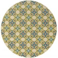Oriental Weavers Caspian 7.10 Ft. Round Indoor/Outdoor Rug - 3331W image