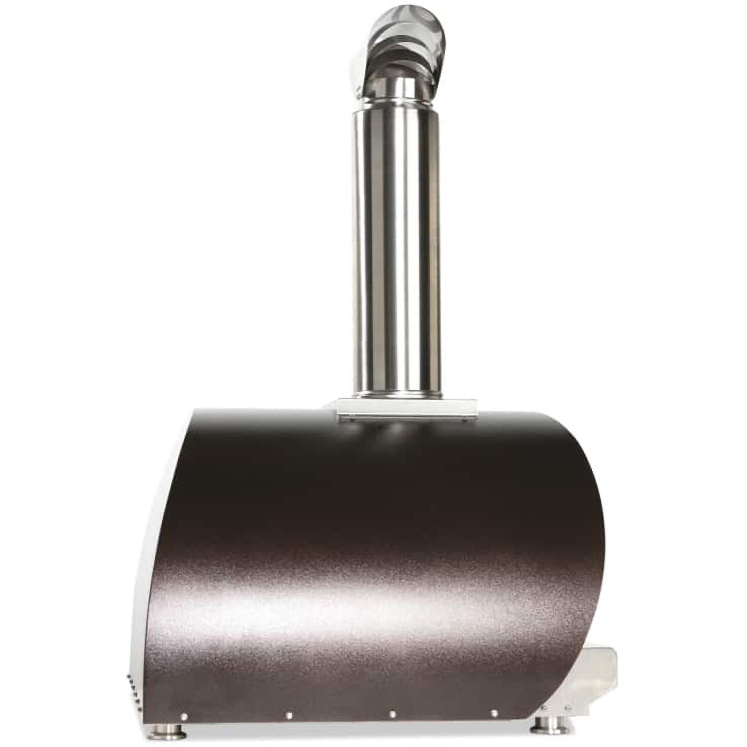 Coyote C1PZ40WC Duomo Wood-Fired Pizza Oven - Copper - Left Side - White Background thumbnail