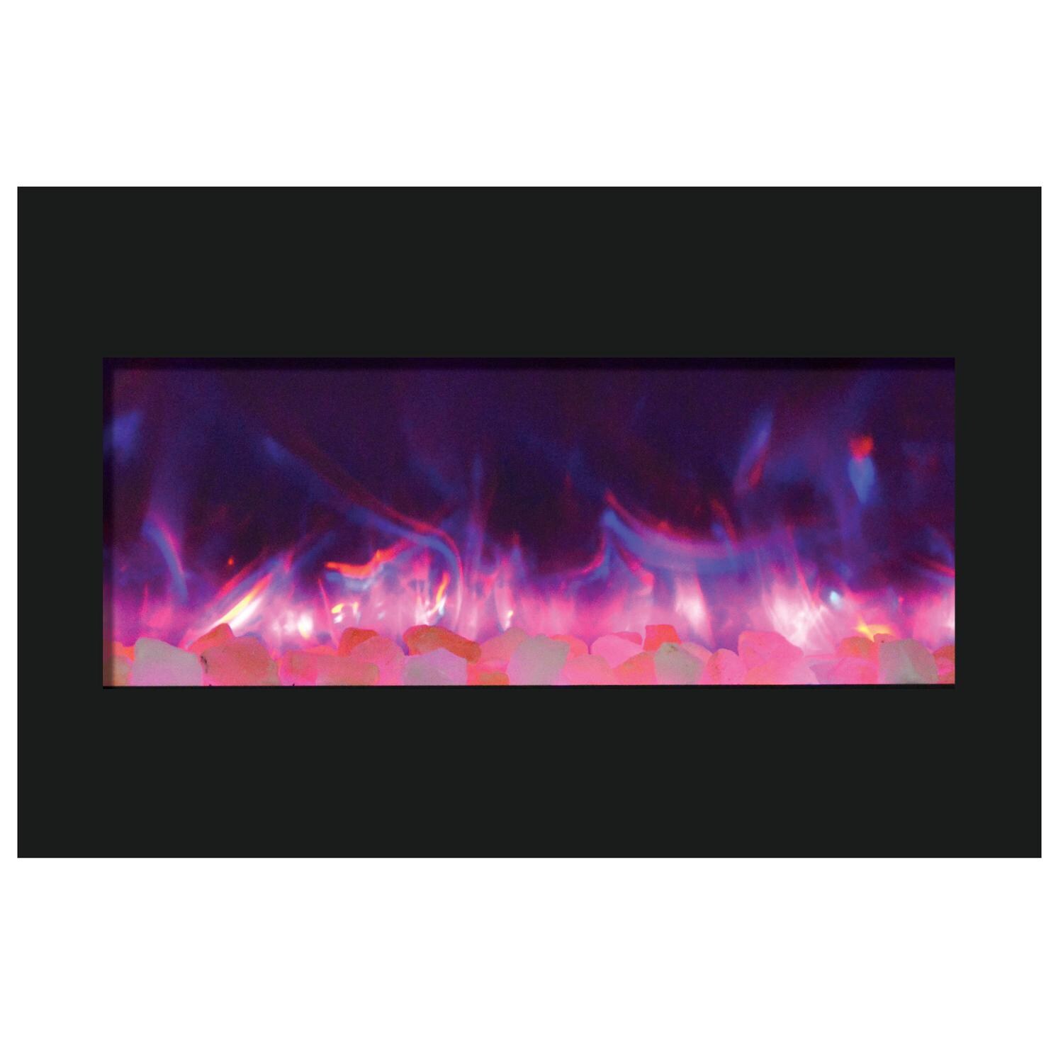 Amantii Zero Clearance Built-In Electric Fireplace - Purple thumbnail