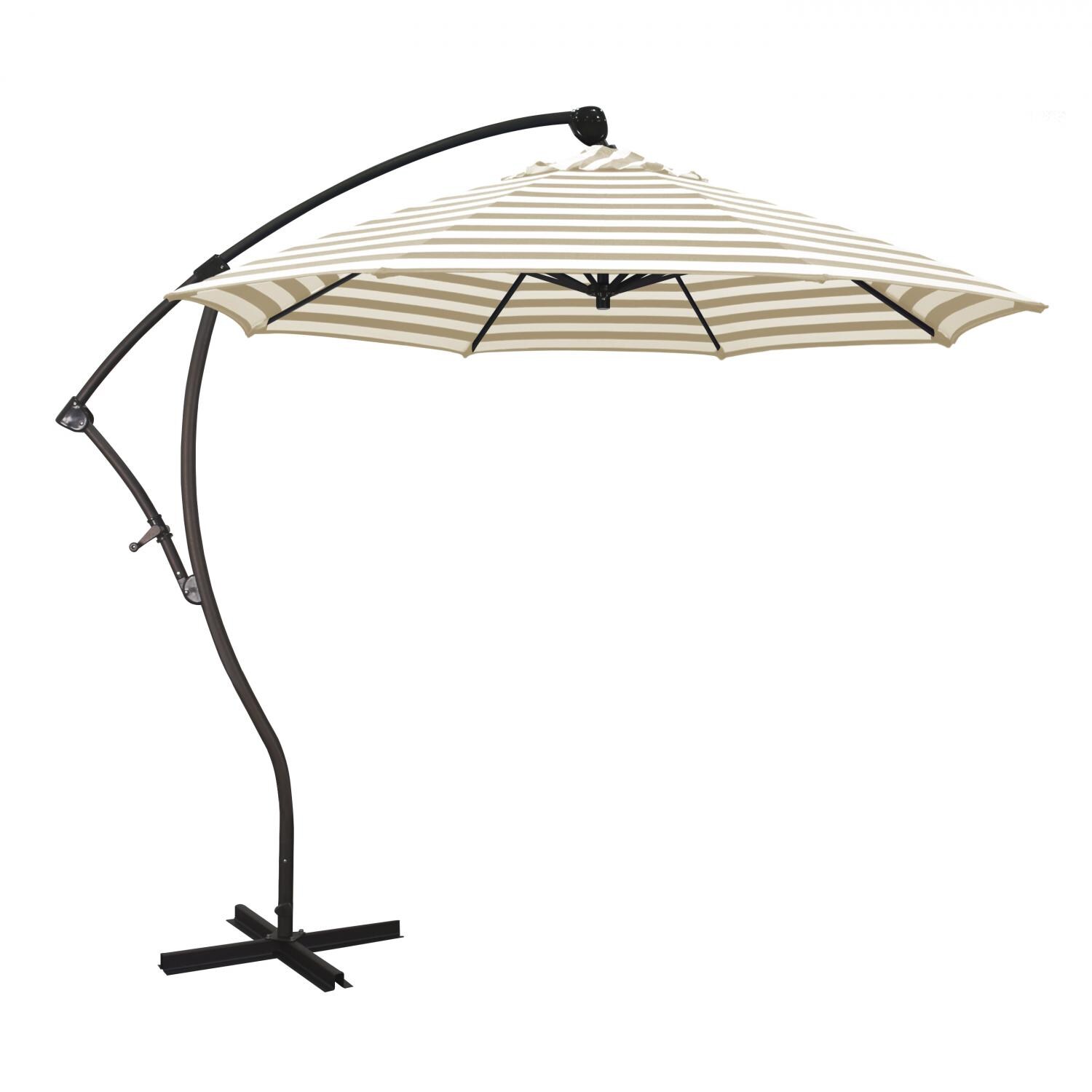 California Umbrella Bayside Series 9 Ft Octagonal Aluminum 360 Tilt ...