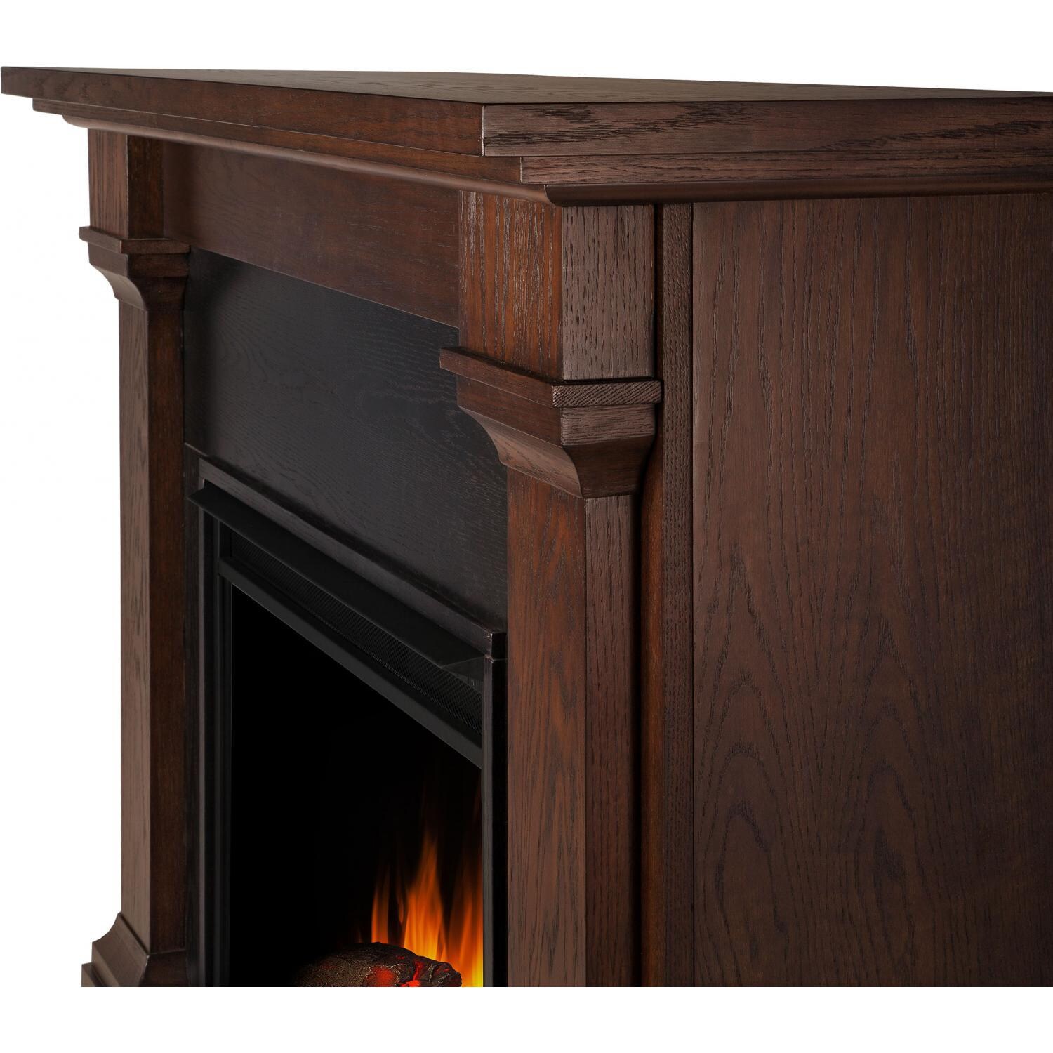 Real Flame 8011E-CO Callaway 63-Inch Grand Electric Fireplace - Chestnut Oak - Detail thumbnail