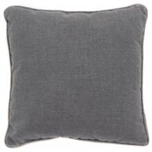 Sunbrella Cast Slate Outdoor Throw Pillow W/ Piping By Lakeview Outdoor Designs - 16 X 16 image