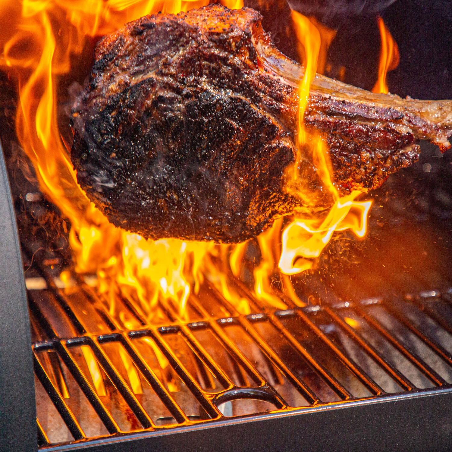 Louisiana Grills - 10638 - LG0800BL Black Label Series Pellet Grill - Flames thumbnail