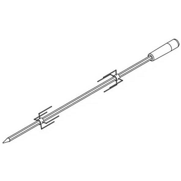 Cal Flame Rotisserie Spit And Forks For 3-Burner Gas Grills - BBQ08856P3