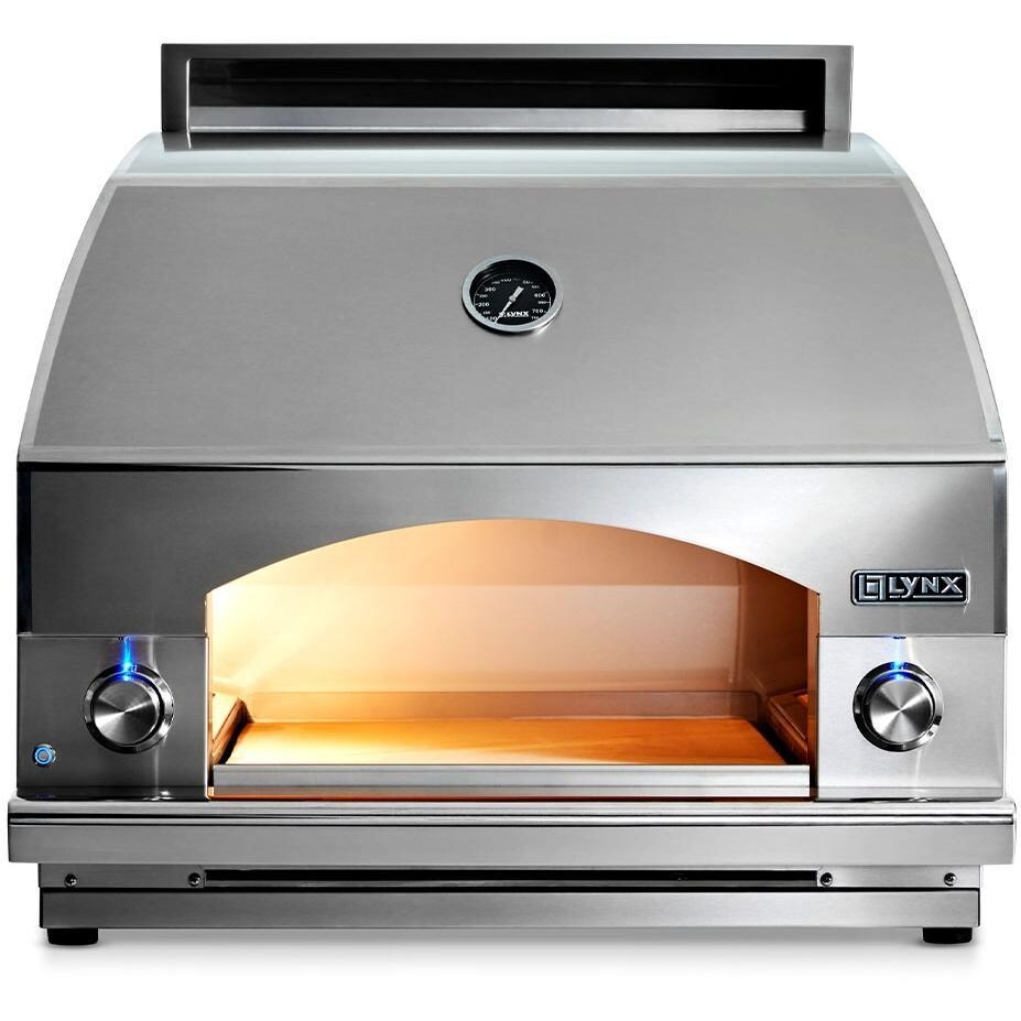 Windproof Covers Copertura Antivento In Vinile Per Barbecue Integrato Lynx Asado - 76,2 Cm - Feltro Interno