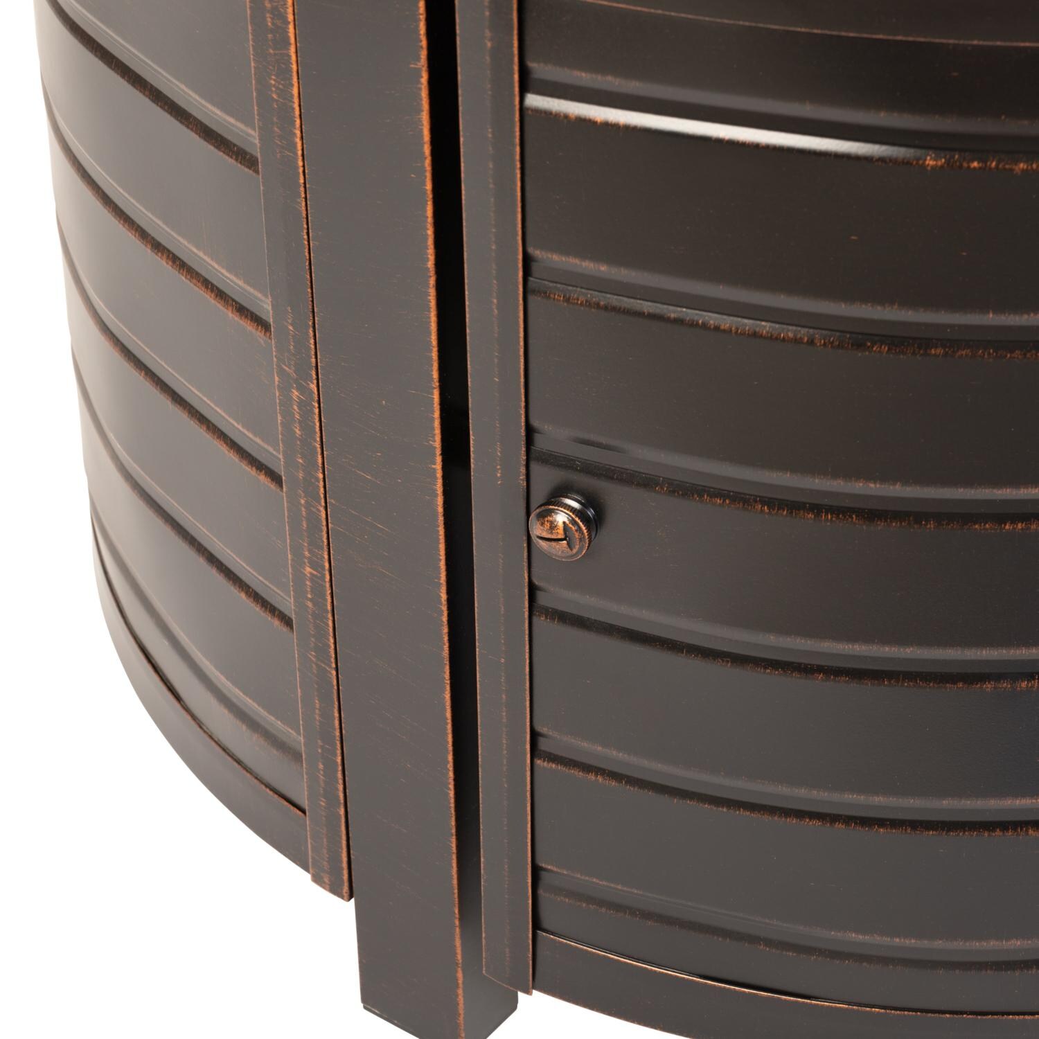 Ultimate Patio SC62755 Haven Bay 42-Inch Round Aluminum Propane Fire Pit Table - Detail thumbnail