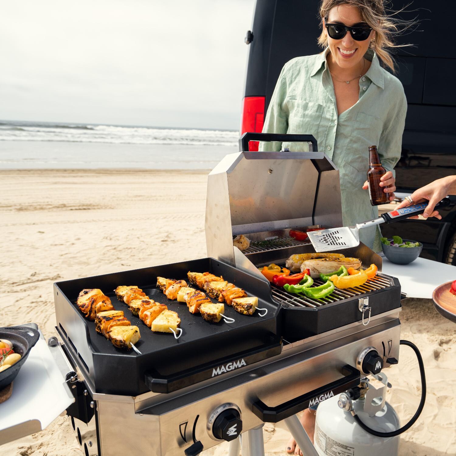 Magma Crossover Grill & Griddle Top Bundle - Requires Magma Camping Stove