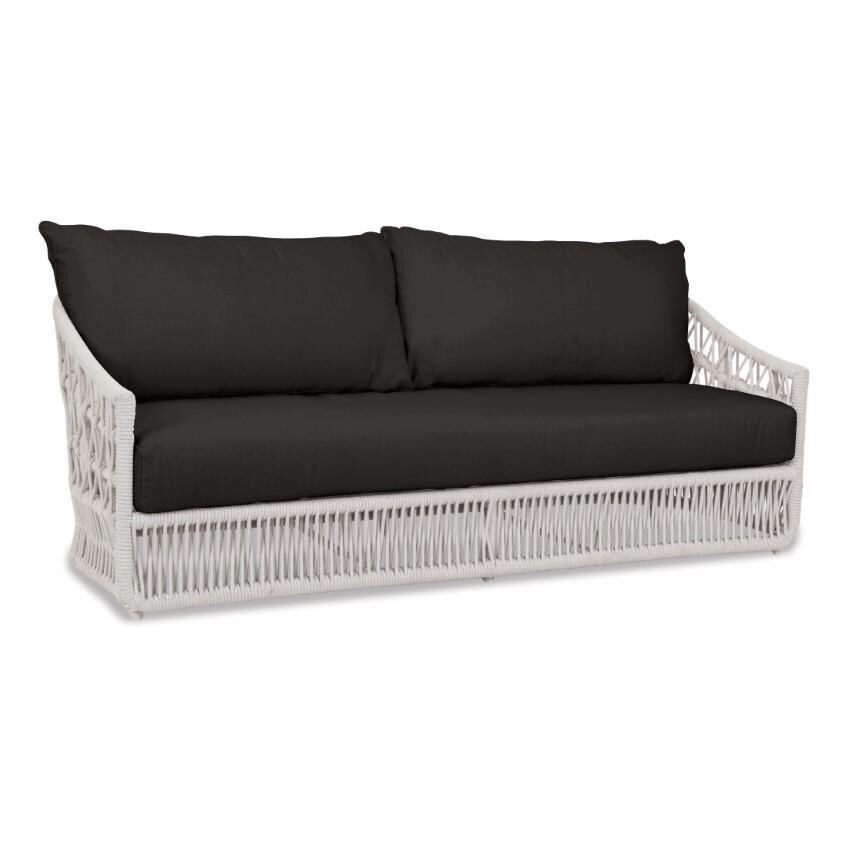Dana Woven Rope Sofa in Natural/Spectrum Carbon by Sunset West